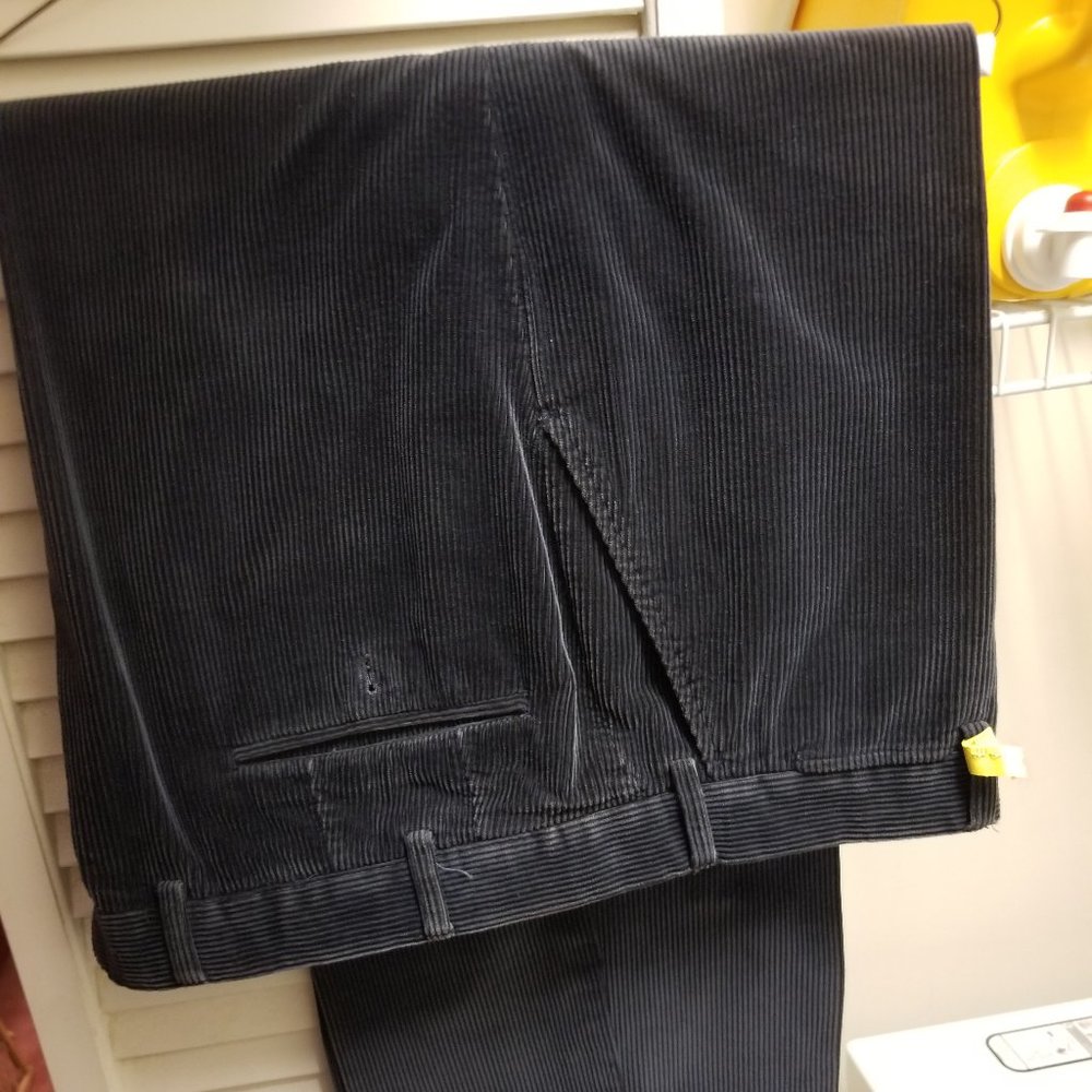 Excellent Dark Blue Corduroy Pants Size 34